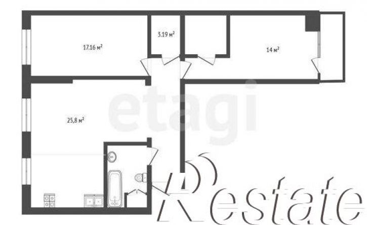 3-комн квартира улица Красные Казармы, 69,  д. 69
